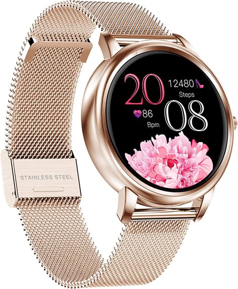 women's smart watch round face